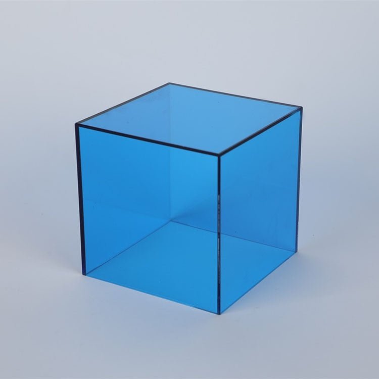 Acrylic Display Box with Transparent Design Light blue