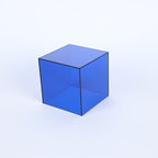 Acrylic Display Box with Transparent Design Blue