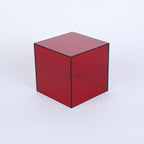 Acrylic Display Box with Transparent Design Reddish brown