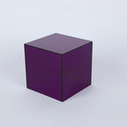 Acrylic Display Box with Transparent Design Dark purple