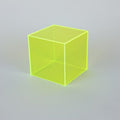 Acrylic Display Box with Transparent Design Pale yellow