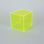 Acrylic Display Box with Transparent Design Pale yellow