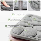 Memory Foam Bath Mat with Stone Pattern - Fast Drying