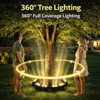 LED Tree Ring Light with 32 Warm LEDs