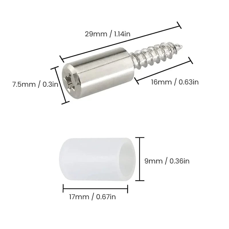 Heavy Duty Cabinet Fastening Screws with Rubber Sleeves
