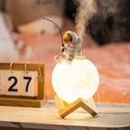 Astronaut Moon Lamp with Touch Control & Humidifier