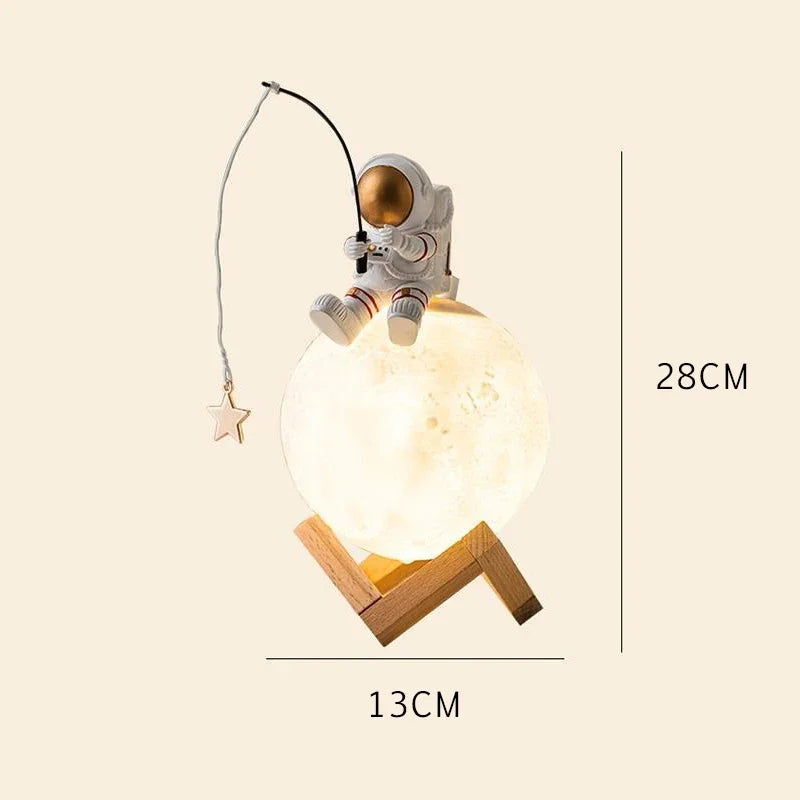 Astronaut Moon Lamp with Touch Control & Humidifier