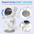 Galaxy Projector Astronaut Night Light with Remote Control