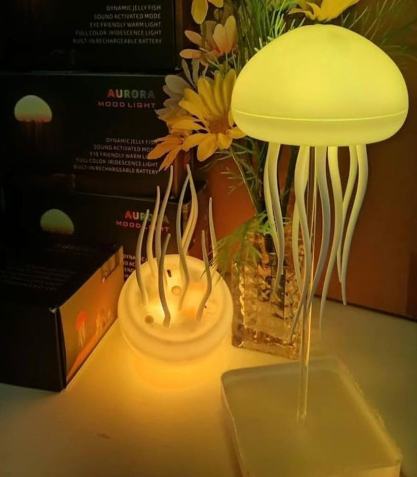 Jellyfish Pendant Light with Color-Changing LED