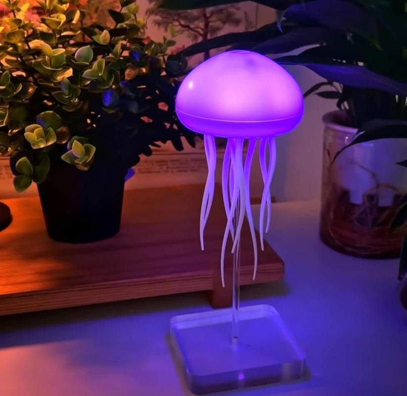 Jellyfish Pendant Light with Color-Changing LED