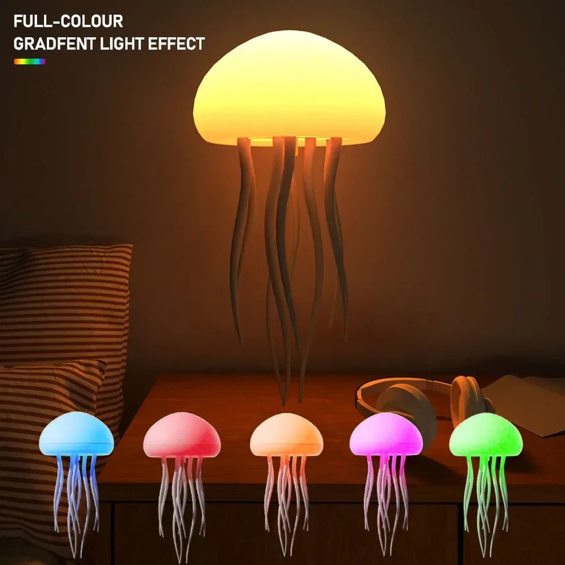 Jellyfish Pendant Light with Color-Changing LED