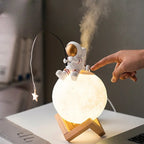 Astronaut Moon Lamp with Touch Control & Humidifier