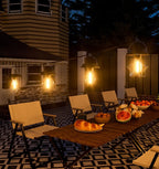 Solar Hanging Lights with Warm LED Filament
