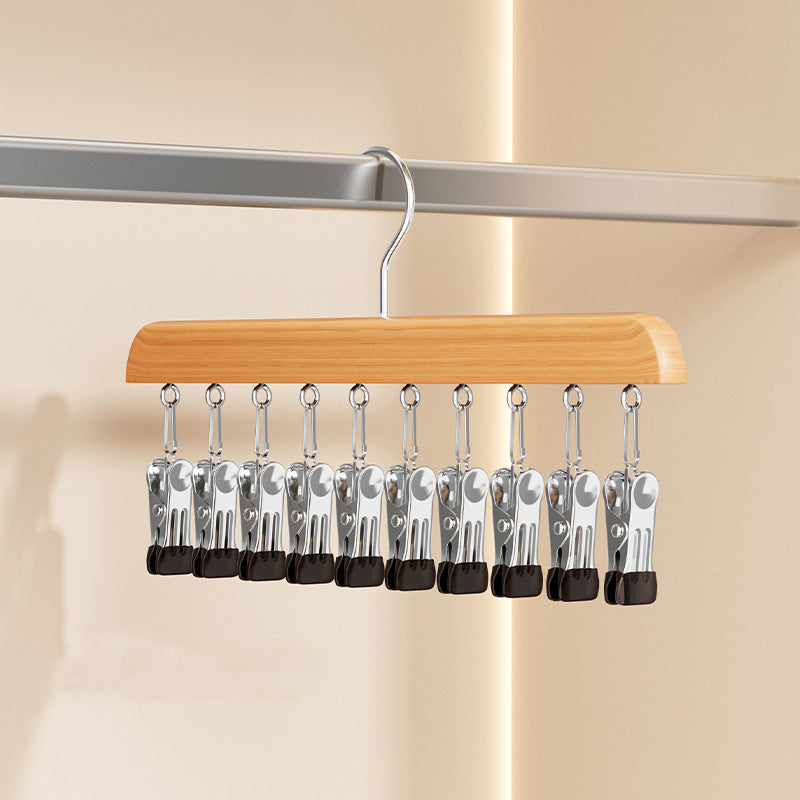 Rotating Multi-Hook Closet Organizer with 360° Swivel