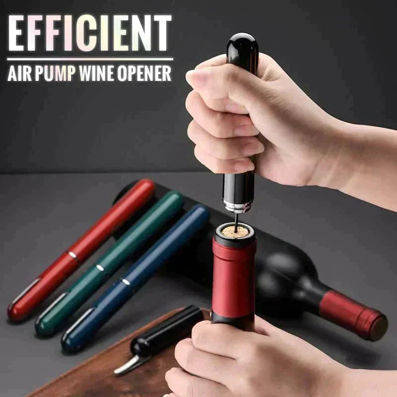 Air Pressure Wine Corkscrew - Effortless Cork Removal