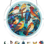 Acrylic Window Catcher with Stained Glass Design