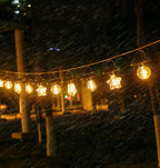 Solar Hanging Lights with Warm LED Filament