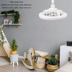LED Ceiling Fan Light with Remote - 3-Speed Airflow & Adjustable