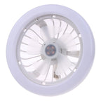 LED Ceiling Fan Light with Remote - 3-Speed Airflow & Adjustable