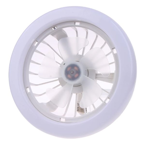 LED Ceiling Fan Light with Remote - 3-Speed Airflow & Adjustable