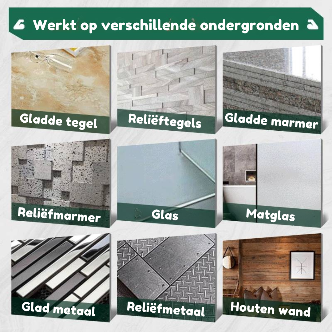 Nail-Free Multi-Surface Adhesive - Damage-Free Wall Mounting