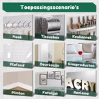 Nail-Free Multi-Surface Adhesive - Damage-Free Wall Mounting