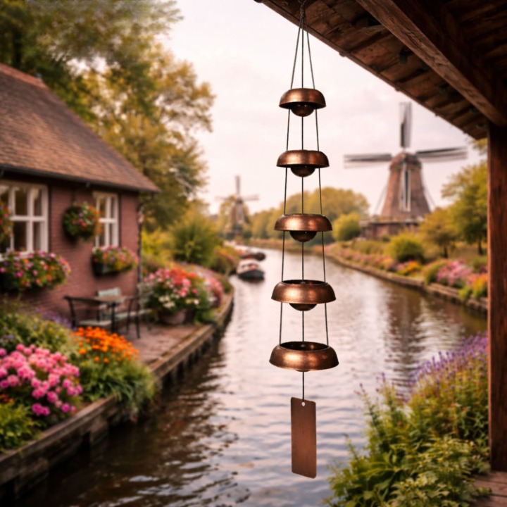 Metal Wind Chimes with Melodic Tones