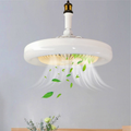Modern Ceiling Fan Light with Remote Control Yellow (360 degree rotation)