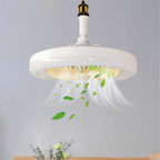 Modern Ceiling Fan Light with Remote Control Yellow (360 degree rotation)
