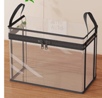 Transparent Storage Bag with Reinforced Edges