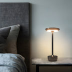 Wireless Touch Table Lamp with Rechargeable Battery Black