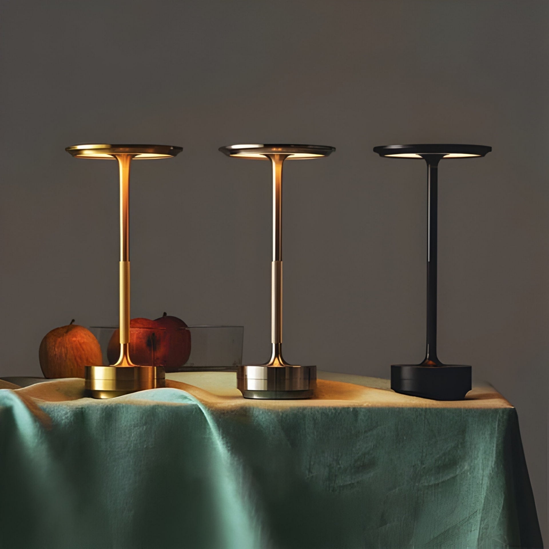 Wireless Touch Table Lamp with Rechargeable Battery