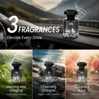 Car Air Freshener with Mountain Design - 110ml Long-Lasting
