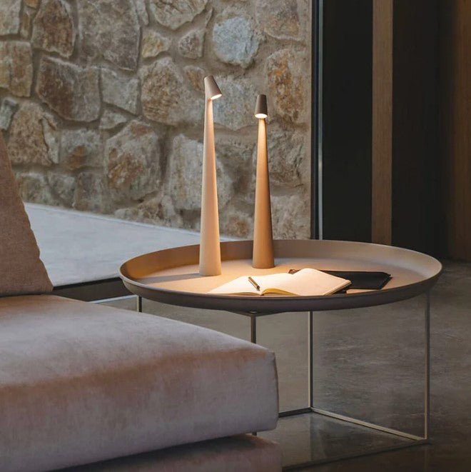 Wireless LED Table Lamp - Rechargeable Scandinavian Style