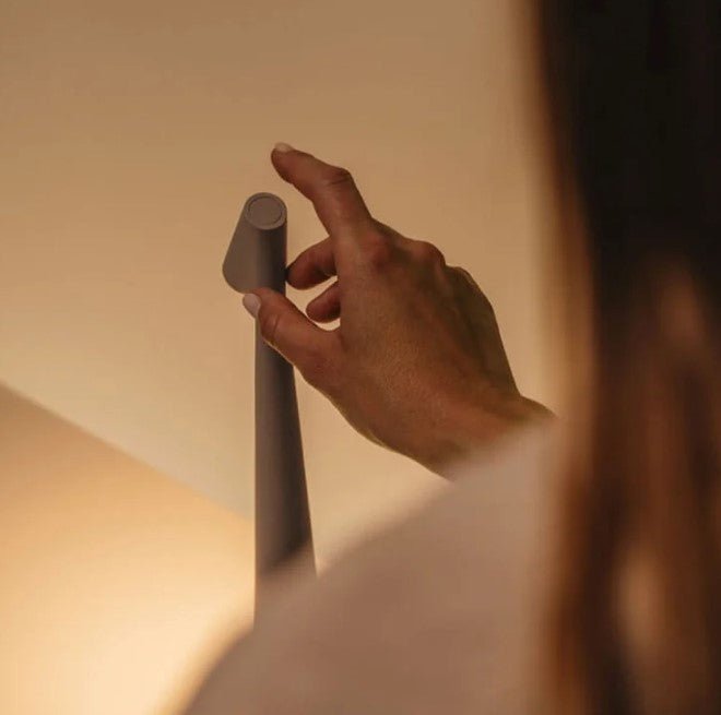 Wireless LED Table Lamp - Rechargeable Scandinavian Style