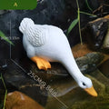 Farmhouse Style Duck Sculpture with Detailed Feathers A