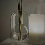 Glass Reed Diffuser with LED Mood Light
