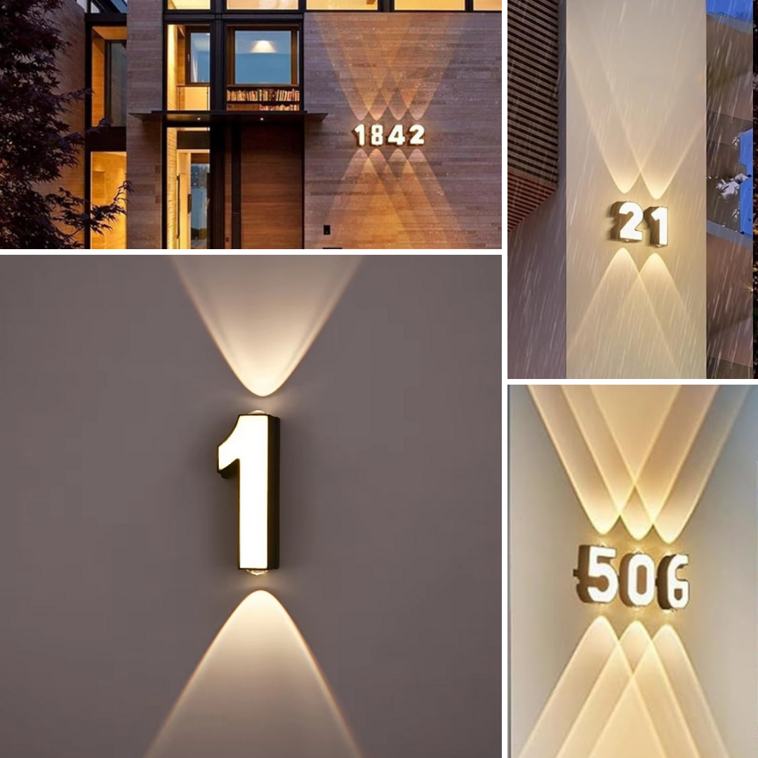 LED House Number Light with Motion Sensor