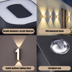 LED House Number Light with Motion Sensor