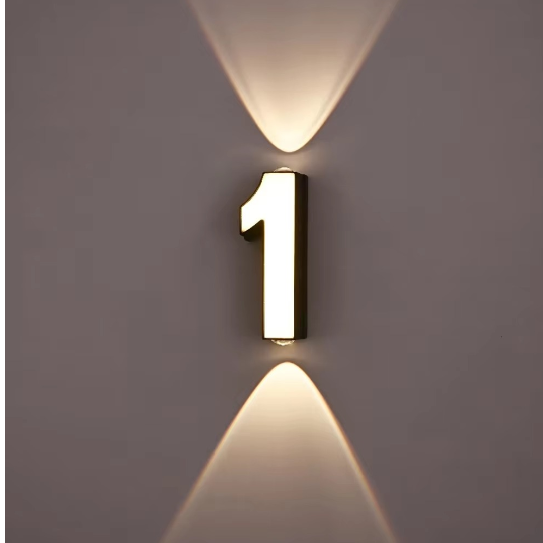 LED House Number Light with Motion Sensor 1