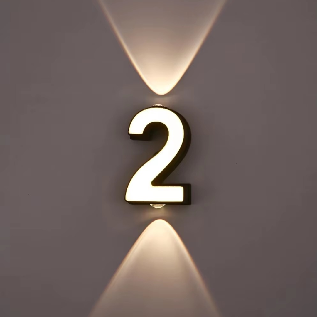 LED House Number Light with Motion Sensor