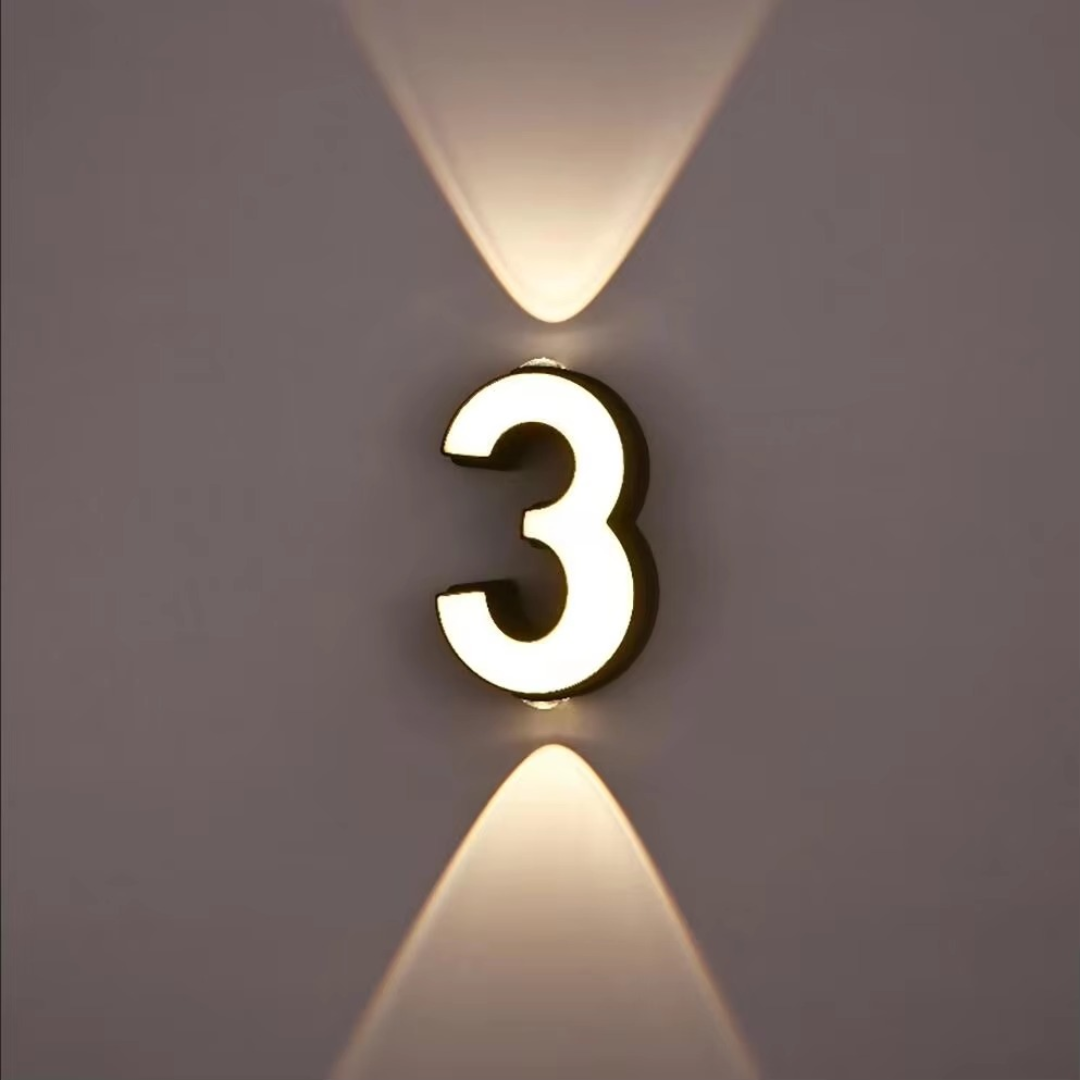 LED House Number Light with Motion Sensor 3