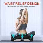 Memory Foam Seat Cushion with Anti-Slip Base