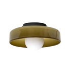 Modern Glass Ceiling Light with Sphere Design Grüne matte Oberfläche