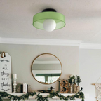 Modern Glass Ceiling Light with Sphere Design