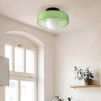 Modern Glass Ceiling Light with Sphere Design