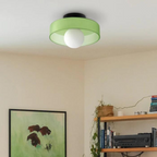 Modern Glass Ceiling Light with Sphere Design