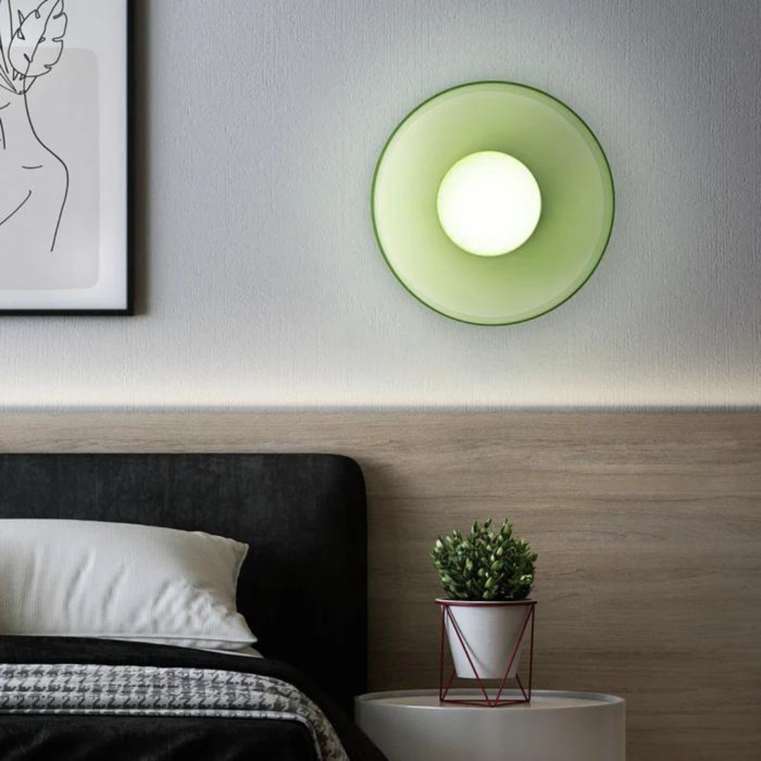 Modern Glass Ceiling Light with Sphere Design
