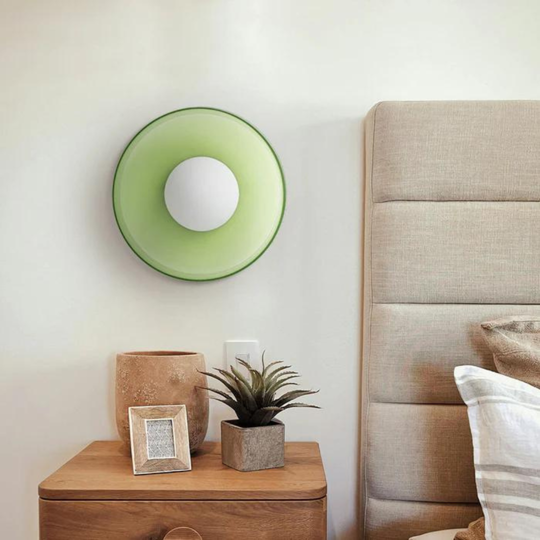 Modern Glass Ceiling Light with Sphere Design
