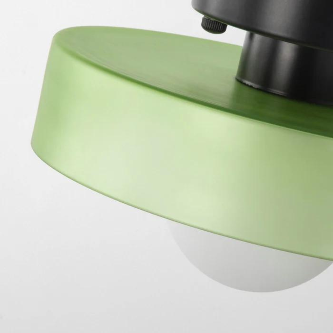 Modern Glass Ceiling Light with Sphere Design